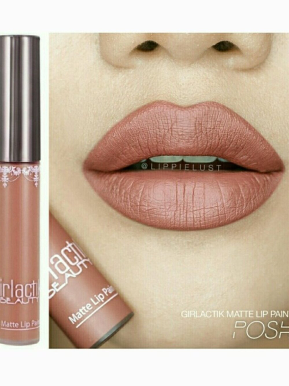 🦋 Girlactik POSH Matte Lip Paint - NEW IN BOX - Liquid Lipstick Gloss Balm